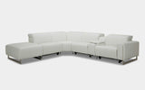 Lily 6pc Modern Motion Recliner with Ottoman